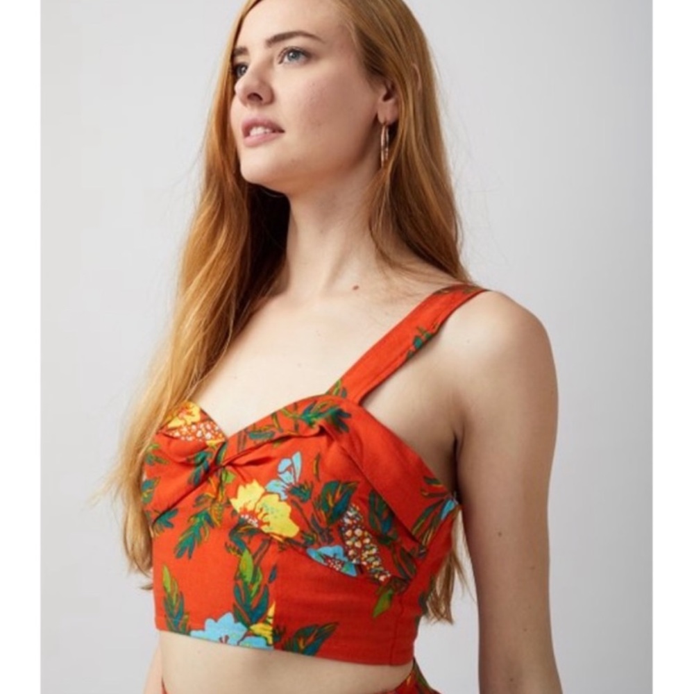 Free People Birds of Paradise Crop Top